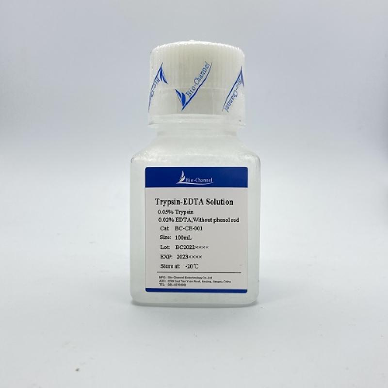 胰酶-EDTA消化液(0.05%胰酶，不含酚红)